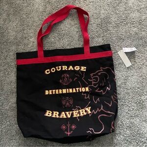 NWT Harry Potter Gryffindor Heavy Duty Tote Bag